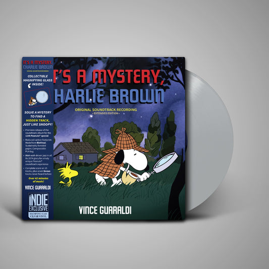 Vince Guaraldi - It's a Mystery, Charlie Brown (Indie Exclusive Magnifying Glass Clear) (LP)