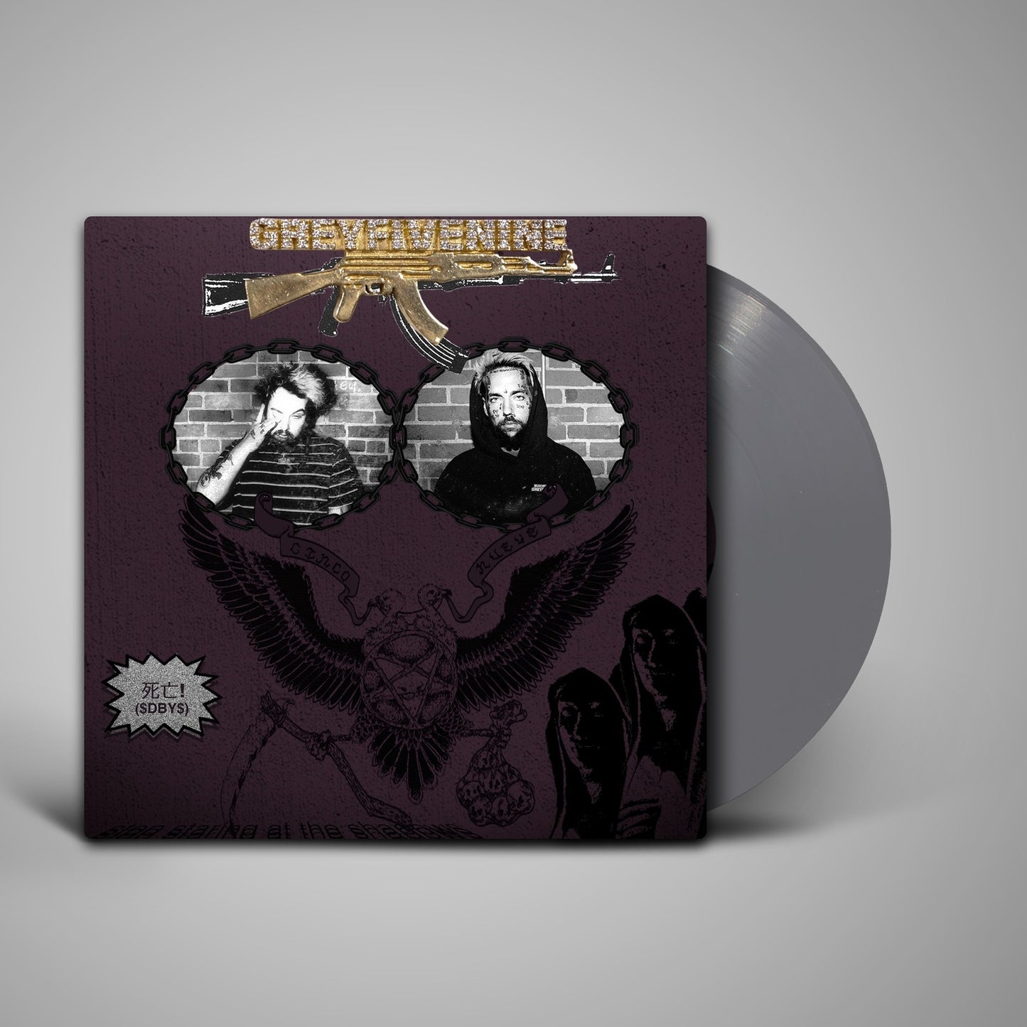 $uicideBoy$ - Stop Staring at the Shadows (Indie Exclusive Ghost Grey) (LP) (PRE-ORDER)