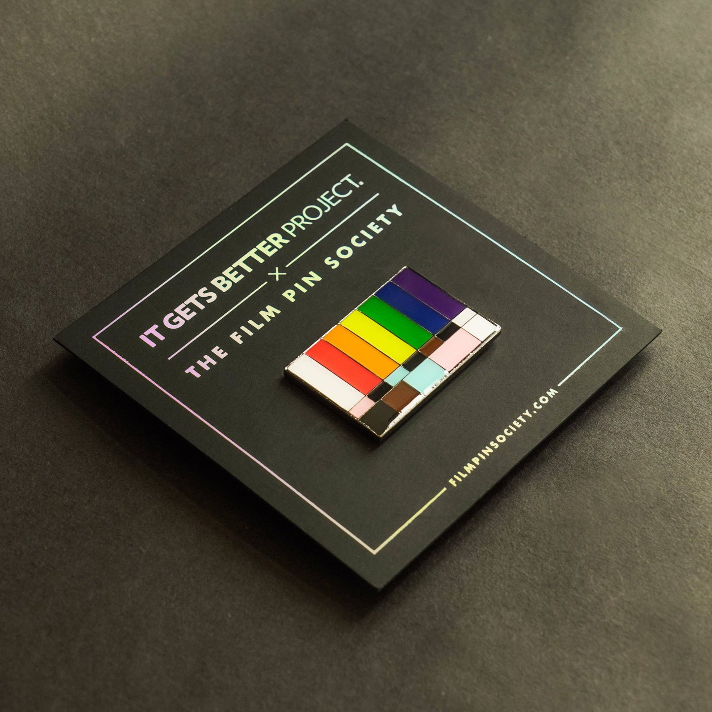 Color Bars and Tone LGBTQ+ Pride Pin