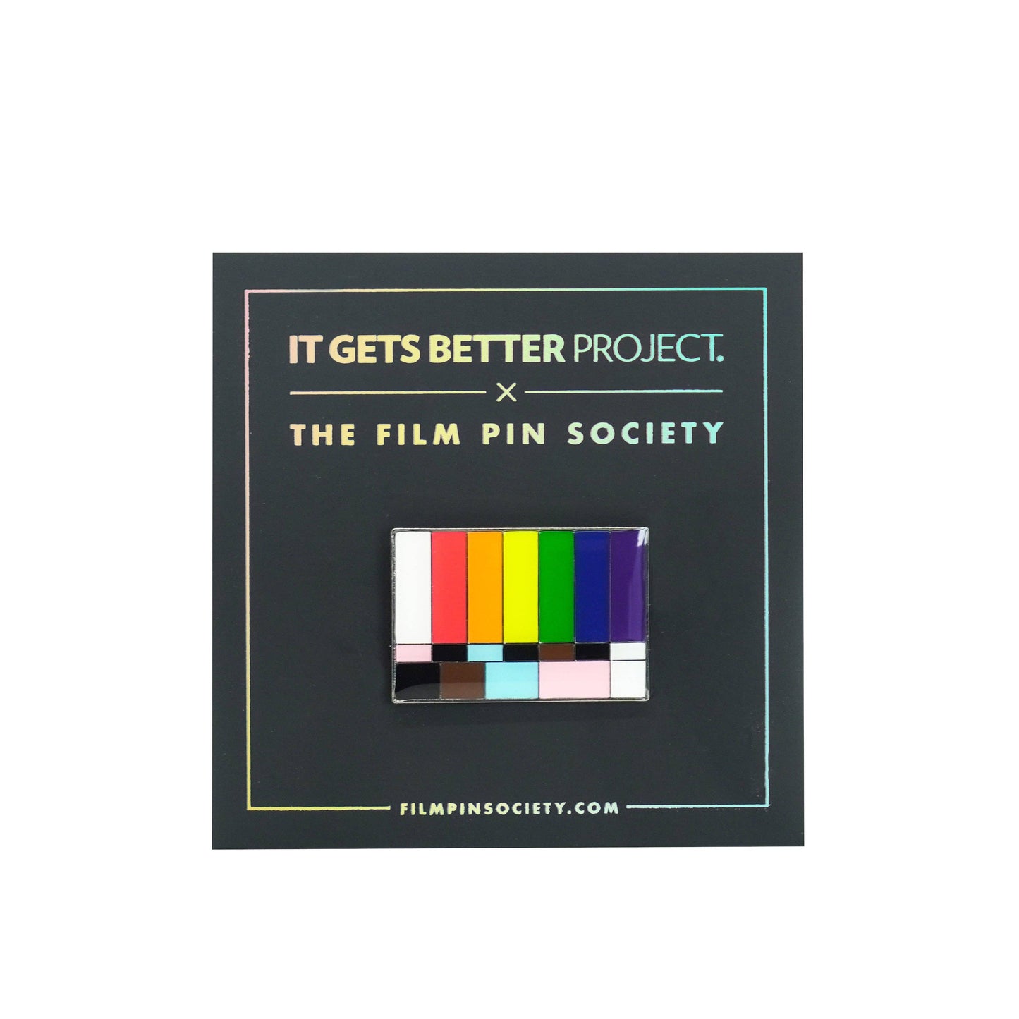 Color Bars and Tone LGBTQ+ Pride Pin