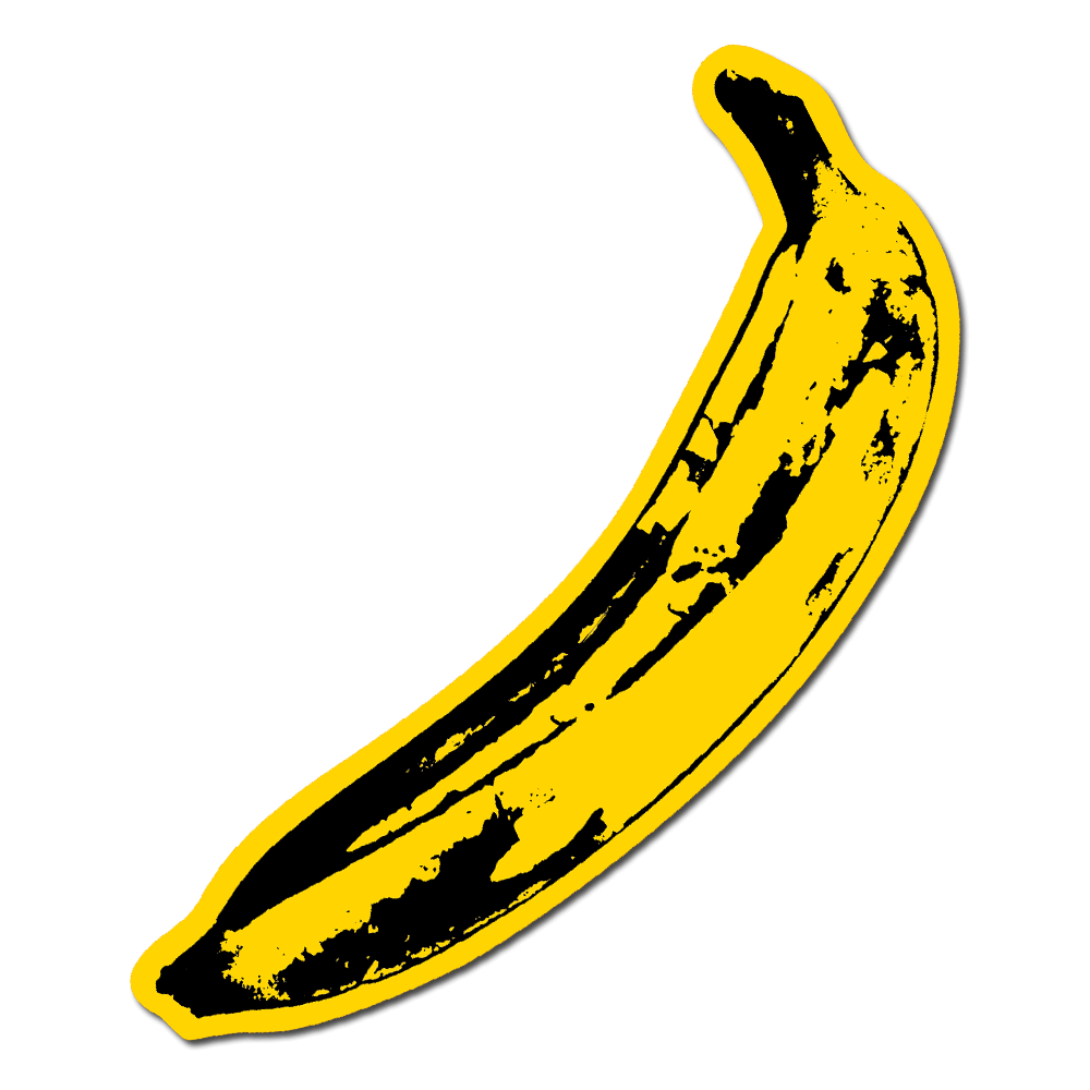 Big Banana By Andy Warhol - Die-Cut Sticker