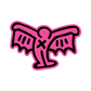 Pink Pop Shop Devil By Keith Haring - Die-Cut Sticker