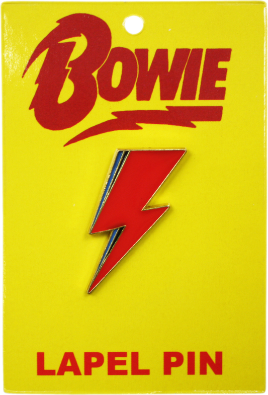 David Bowie Bolt - 1970s Glam Rock Music Band - Enamel Pin