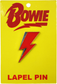 David Bowie Bolt - 1970s Glam Rock Music Band - Enamel Pin