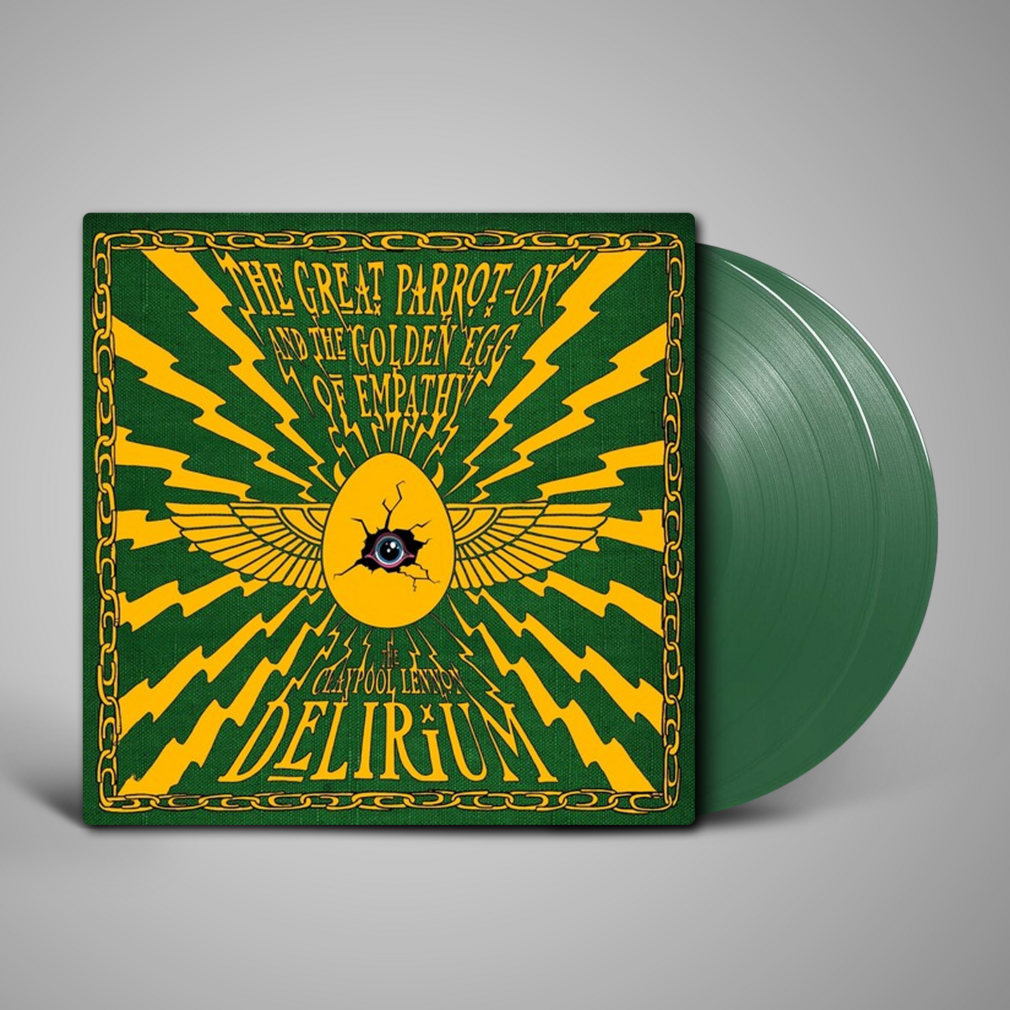 Claypool Lennon Delirium - The Great Parrot-Ox and the Golden Egg of Empathy (Opaque Green with 24 Page Comic Book) (LP)
