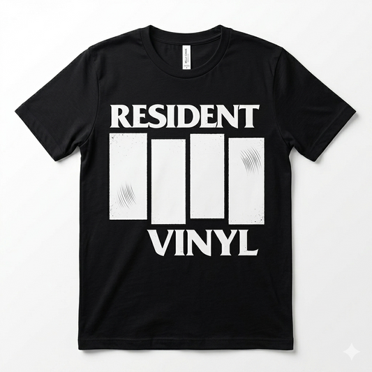 Resident Vinyl 4-Year Anniversary Shirt (Black)