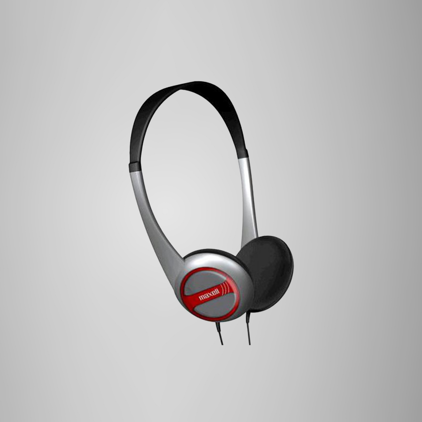 Maxell 190318 HP-200F Portable Lightweight Headphones On Ear (Black)