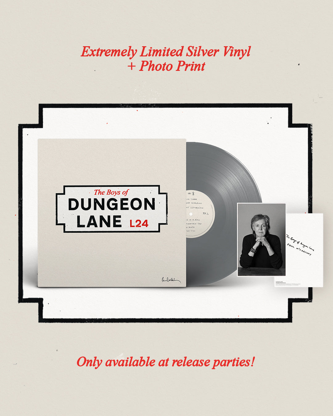 Paul McCartney - The Boys Of Dungeon Lane (Silver Release Party Exclusive)