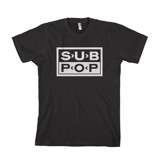 Sub Pop Logo Black w/ White (T-Shirt)