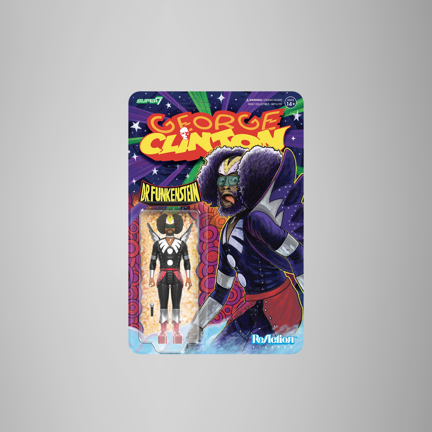 Super7 - George Clinton - ReAction Figures Wave 1 - Dr. Funkenstein (Action Figure)