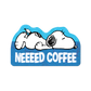 Need Coffee By Peanuts - Die-Cut Sticker (Summer, Cafe)