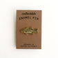Smallmouth Bass - Metallic Gold Enamel Pin