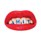 Shit by Toiletpaper - Die-Cut Sticker (Lips)