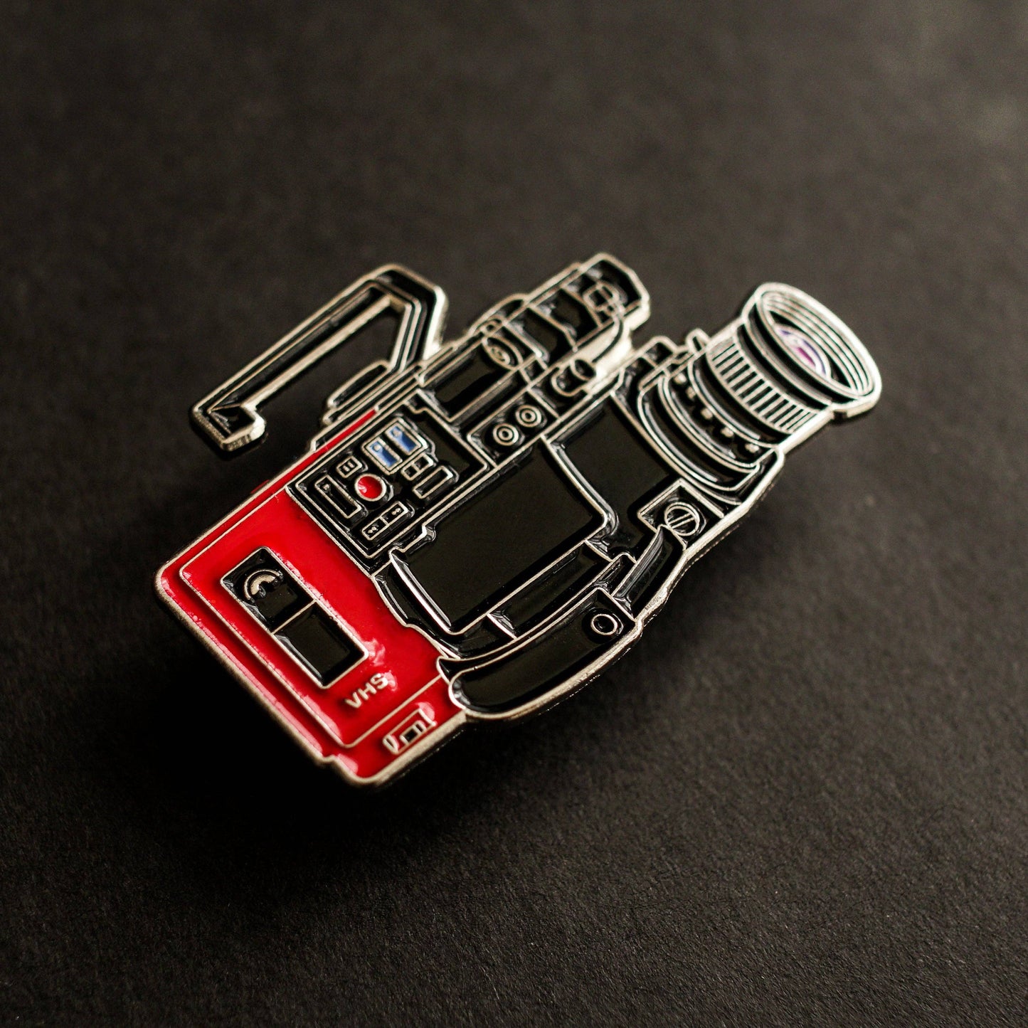 Retro 80s VHS Camera Enamel Pin