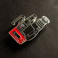 Retro 80s VHS Camera Enamel Pin