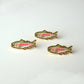 Rainbow Trout - Metallic Gold Enamel Pin