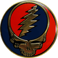 Grateful Dead SYF - 60s Rock Music - 2" METAL Emblem Sticker