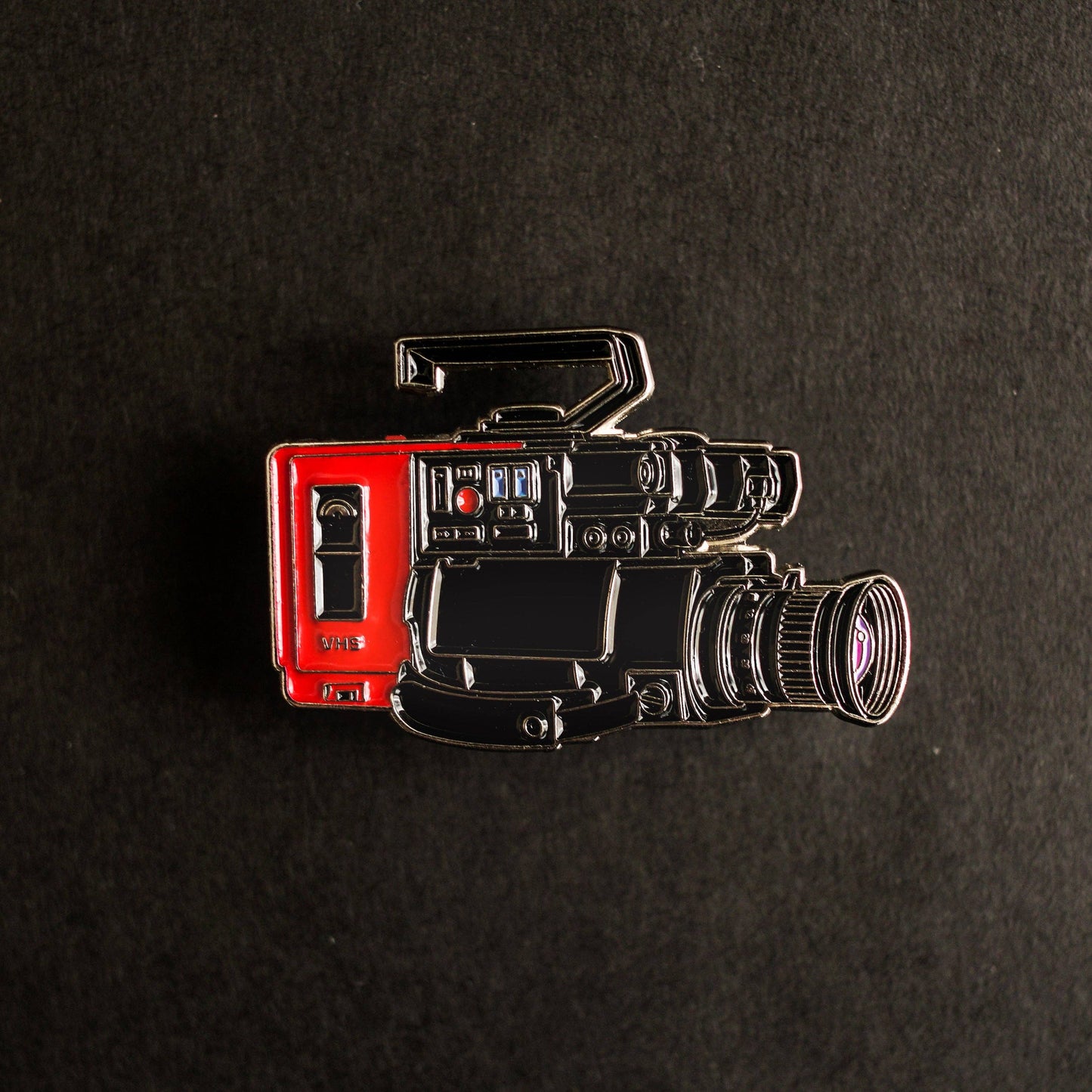 Retro 80s VHS Camera Enamel Pin