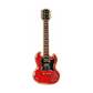 Guitar - Red, Gold And Black - Enamel Pin