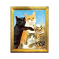 Kitty Family by Toiletpaper - Die-Cut Sticker
