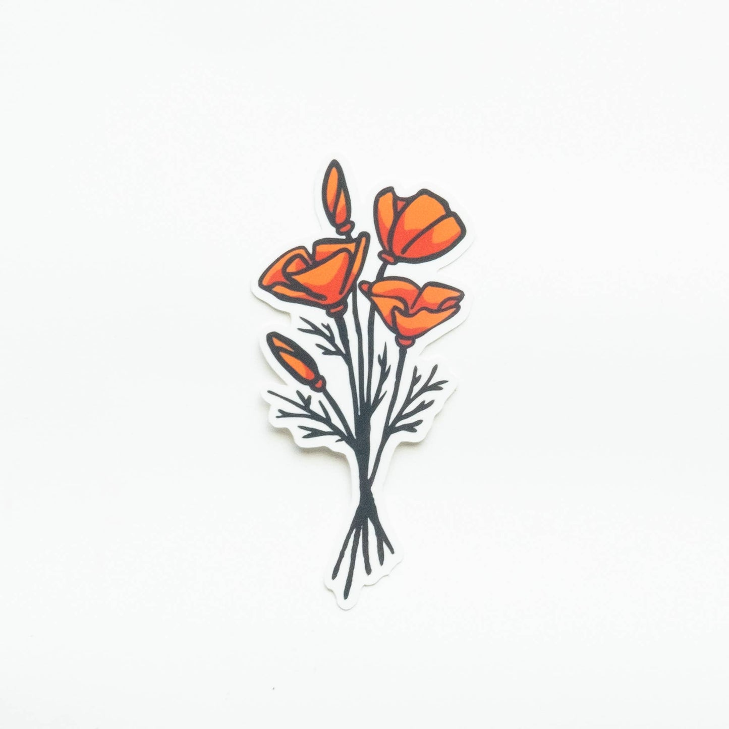 California Native Wildflowers Vinyl Sticker Three-Pack