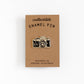 Film Camera Enamel Pin - Metallic Silver