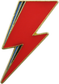 David Bowie Bolt - 1970s Glam Rock Music Band - Enamel Pin