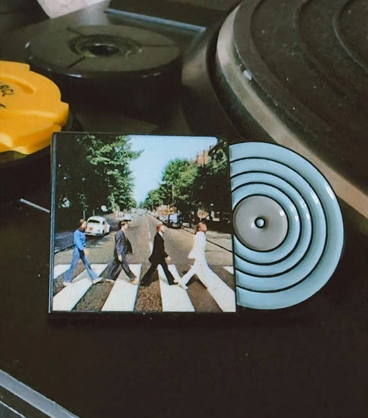 Beatles Abbey Road Record Album Wave Rock Pop Enamel Pin