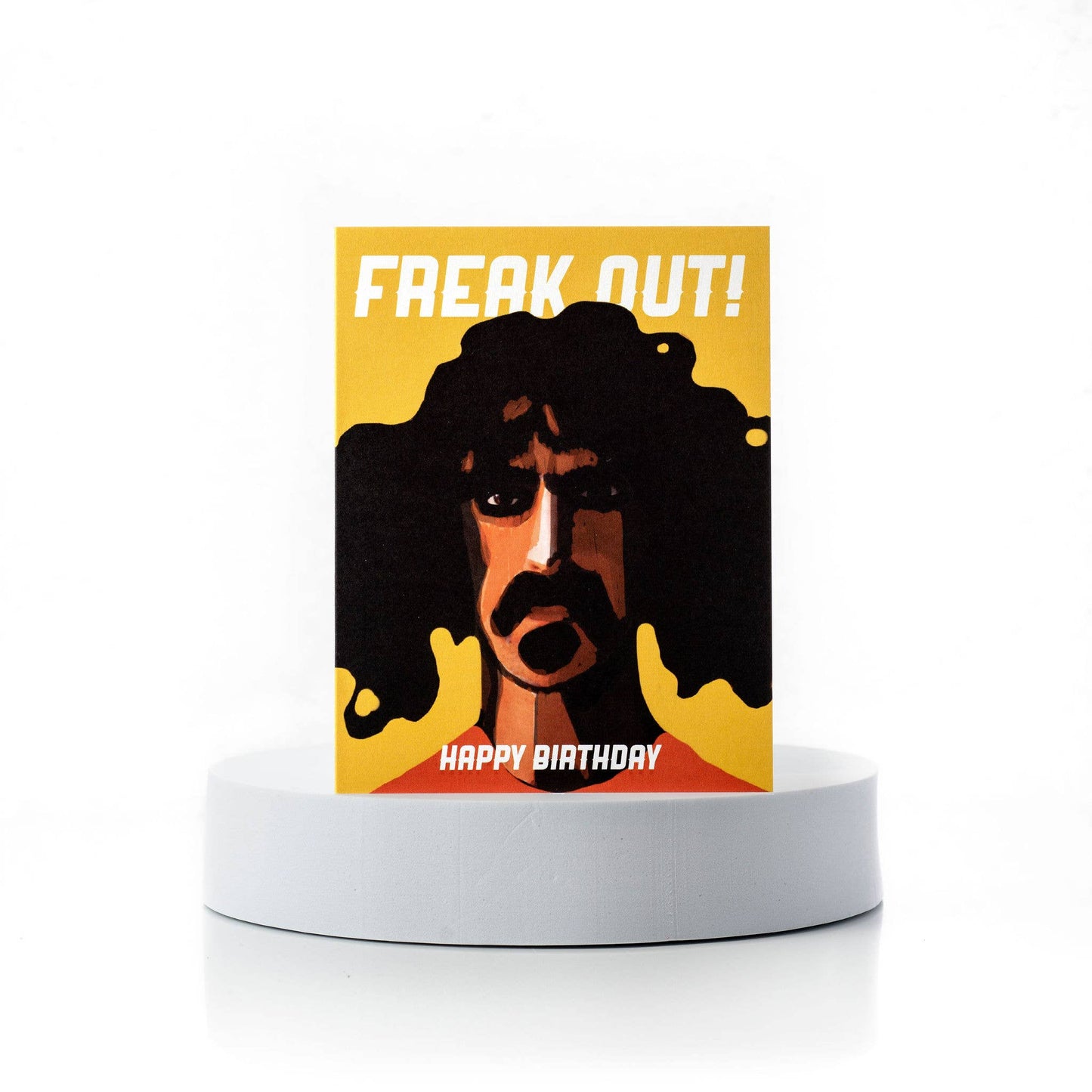 Freak Out! / Frank Zappa Birthday Card Music 70s Pop Art