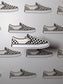 Checkered Slip-On Shoe Sticker