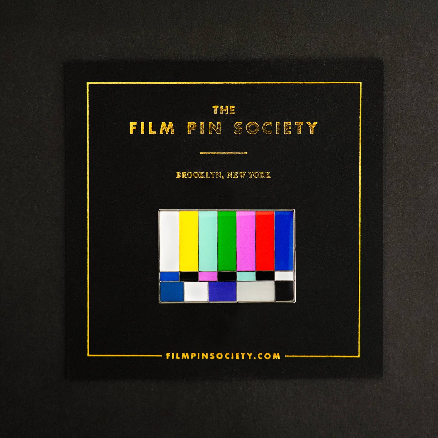 Color Bars and Tone Enamel Pin