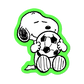 Soccer Snoopy - Die-Cut Sticker (World Cup)