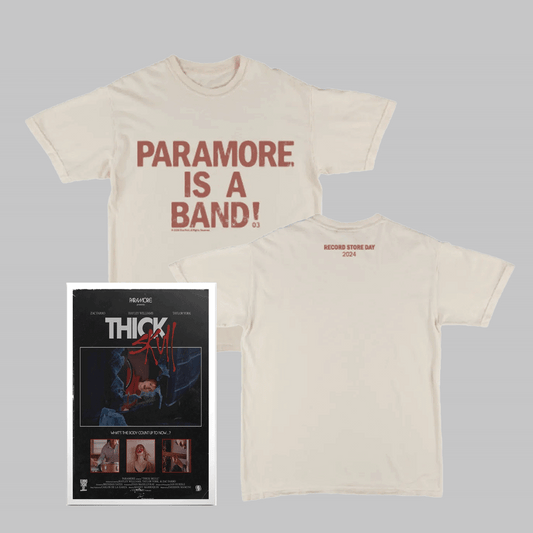 Paramore Is A Band! T-Shirt & Poster Bundle (Pre-Order)